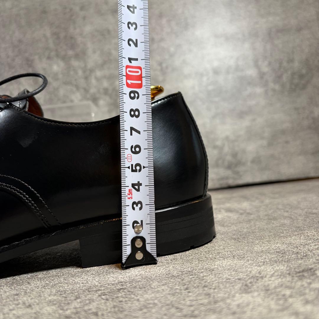 美品　ケンフォード　レザー　プレーントゥ　ビジネスシューズ　ブラック　26.5