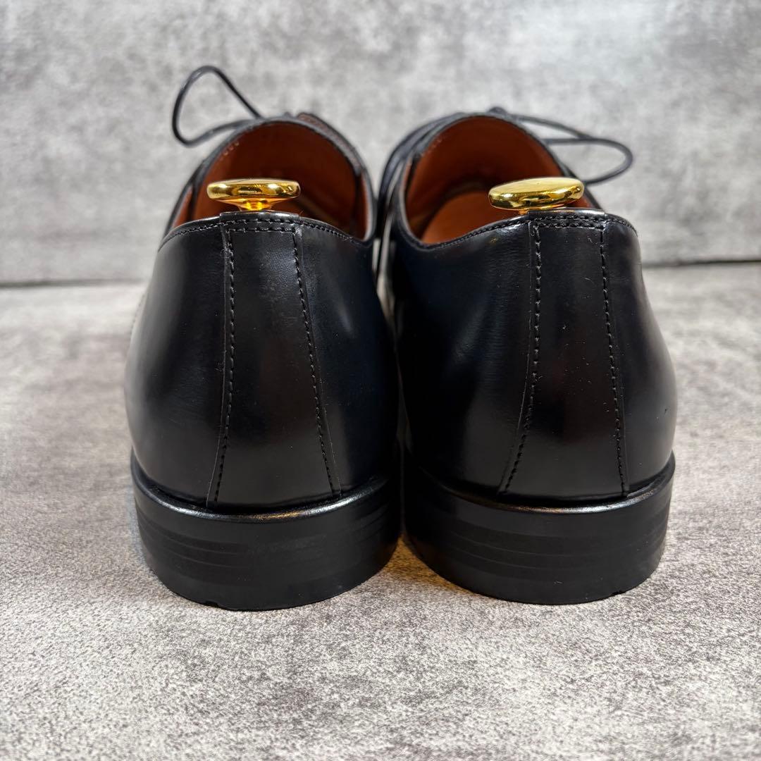 美品　ケンフォード　レザー　プレーントゥ　ビジネスシューズ　ブラック　26.5