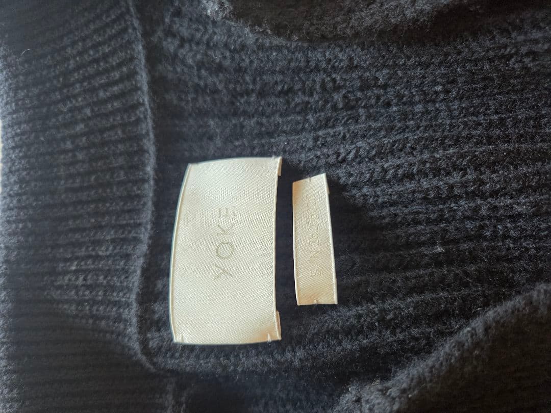 【yoke】リブスキッパーセーター