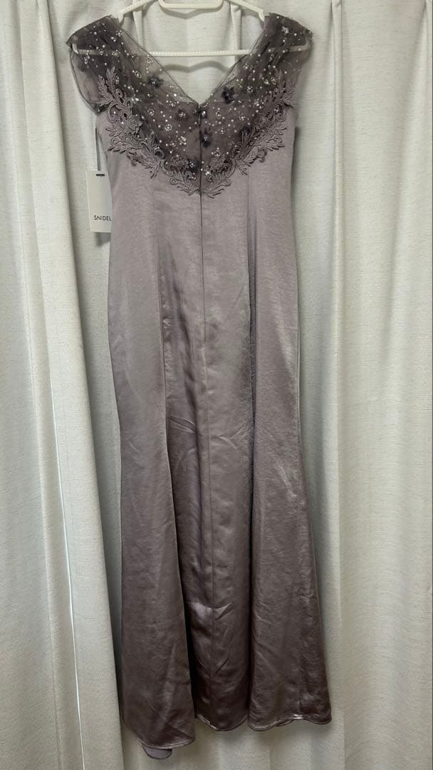 スナイデル　エンブロイダリードレス　ダークグレー