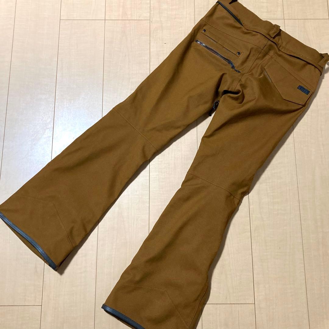未使用級✨VOLCOM ボルコム スノーボードウェア スノボ パンツ S 茶