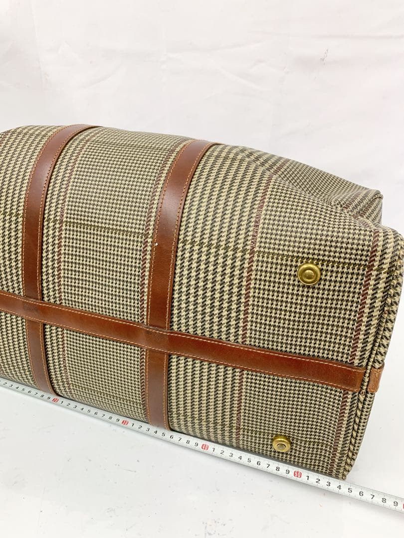 6SDM29 POLO チェック柄 ボストンバッグ