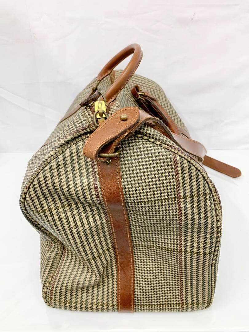 6SDM29 POLO チェック柄 ボストンバッグ