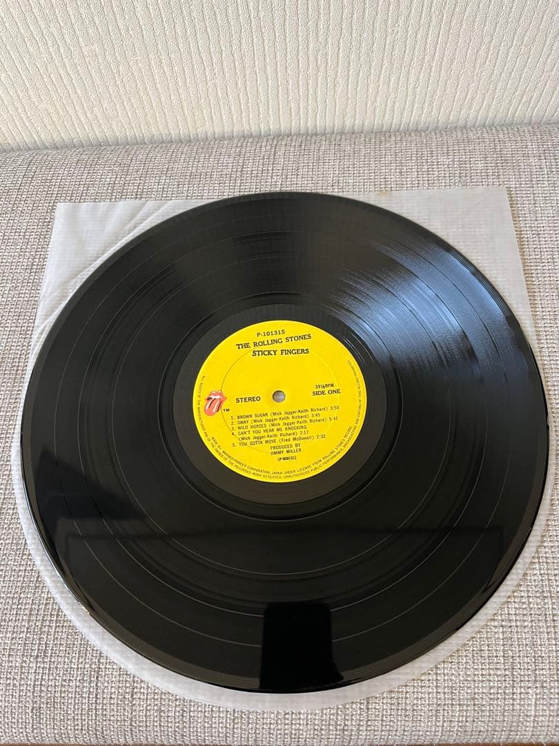 ローリング・ストーンズ / STICKY FINGERS LP 日本盤