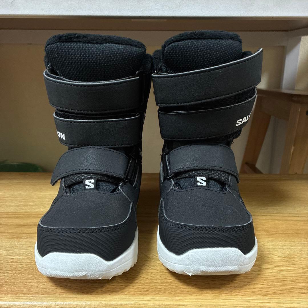 SALOMON 子ども用スノーボードブーツ ブラック