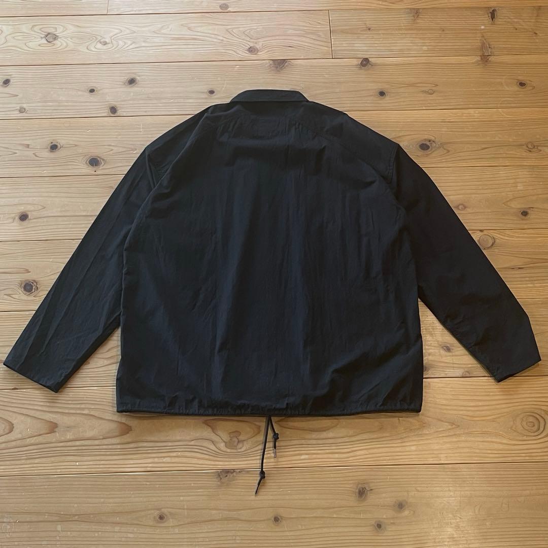 新品 ナナミカ 黒 M コットンウールデッキシャツ ユーティリティ ジャケット