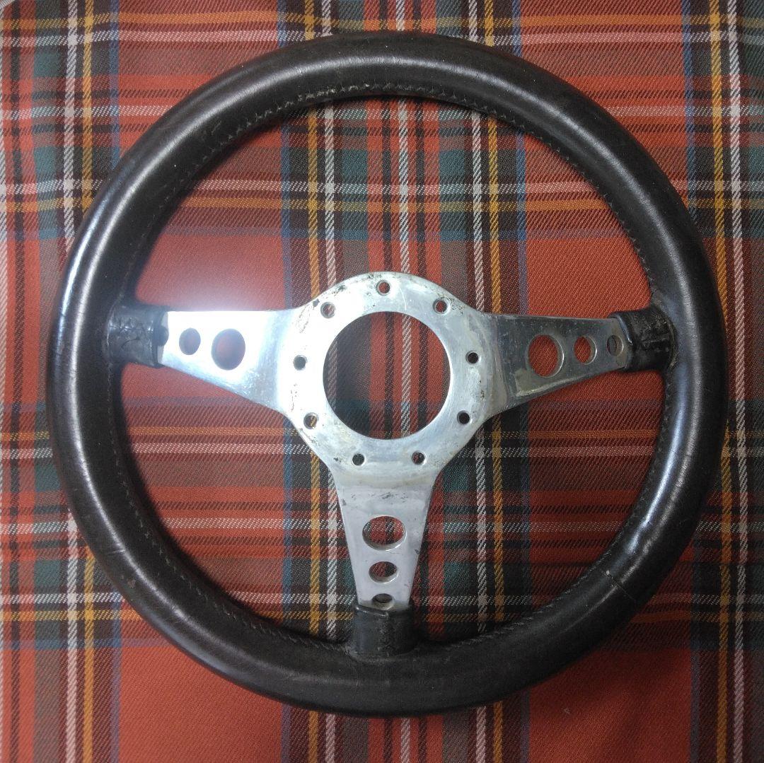 Moto-Lita モトリタ　レザーステアリング　ボス付　ロータス　トライアンフ