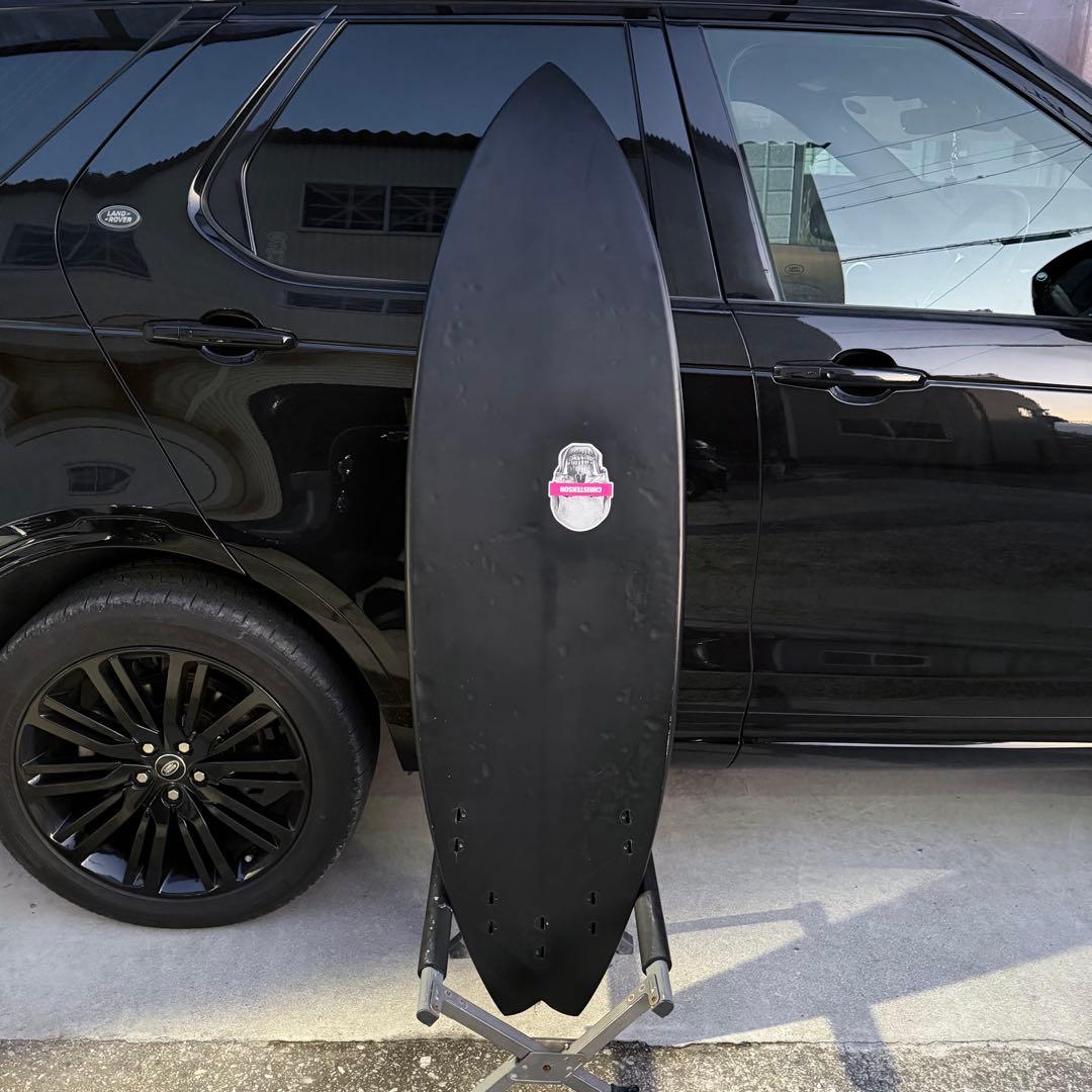 アルメリック ブラックペイント ショートボード 5'6 PU FCSフィン付属