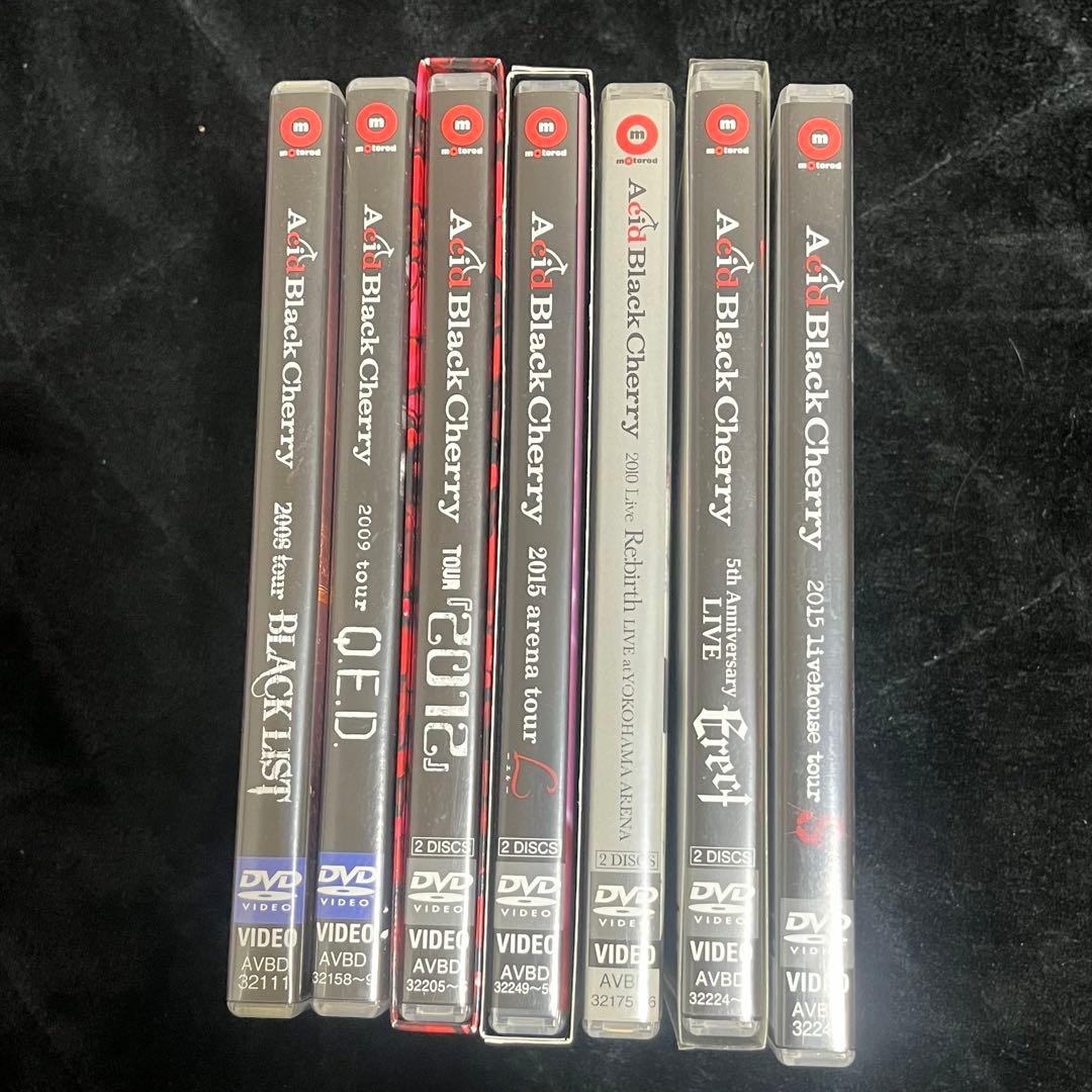 Acid Black Cherry LIVE DVD 7枚セット