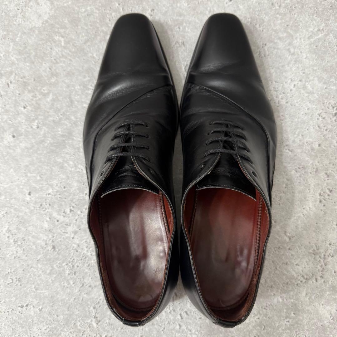 美品 MAGNANNI マグナーニ 内羽根 オパンカ レザーシューズ 黒 41
