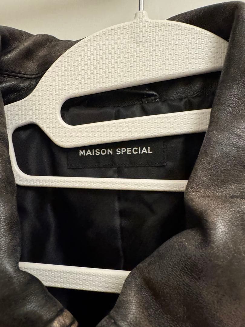 【美品】MAISON SPECIALレザー ジャケット