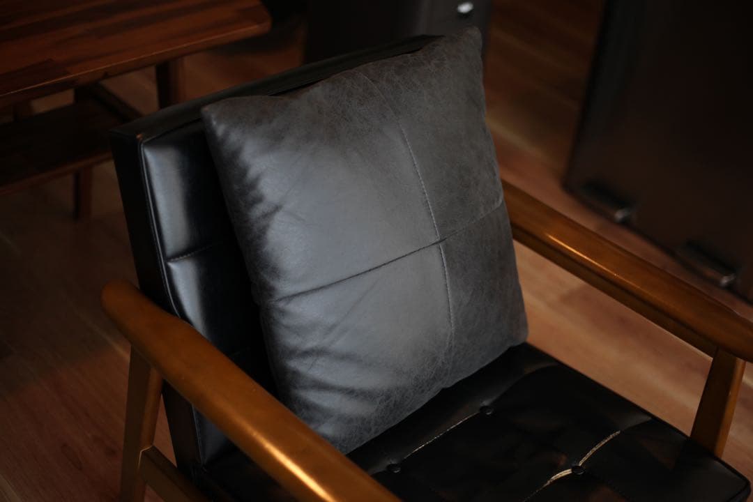 カリモク60＿Kチェア 1シーター＿ブラック