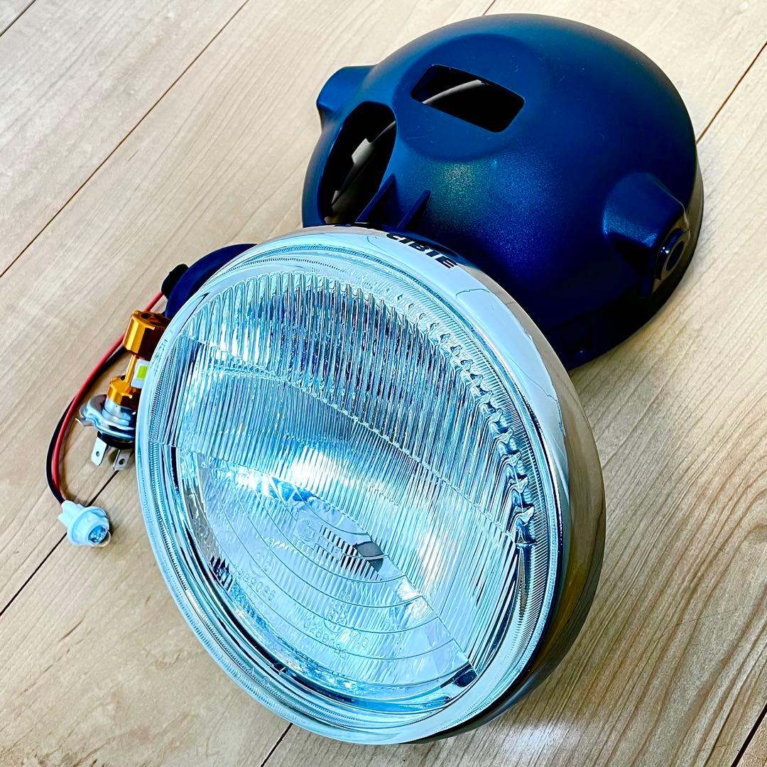 キティ！当時物 シビエ 凹み ヘッドライト CIBIE 極美品 マーシャル