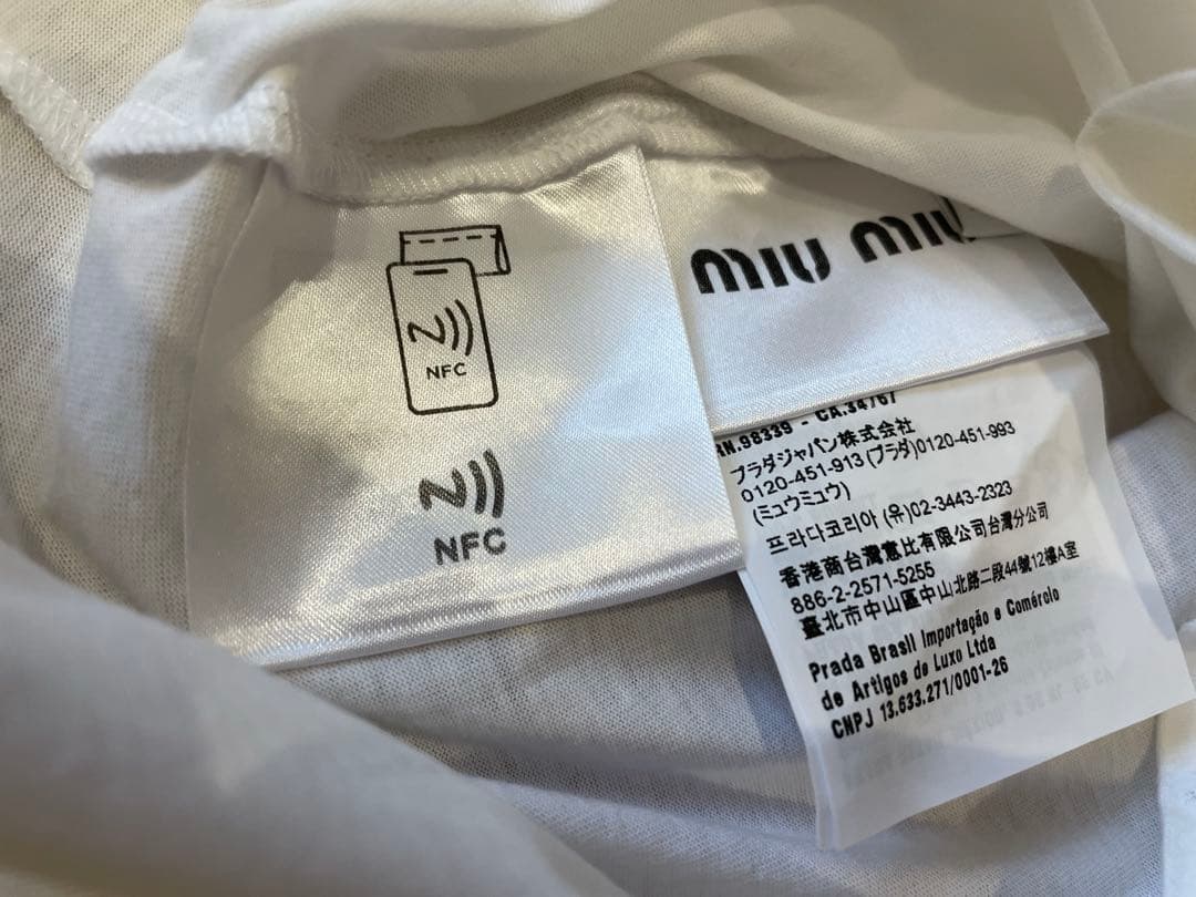 miumiu Tシャツ　サイズXS