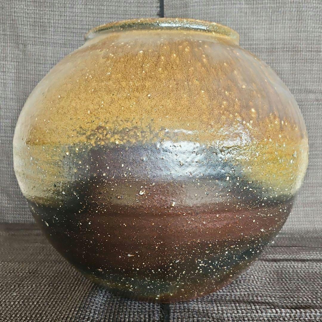 備前　壺　尚文作　共箱有り　備前焼　出井尚文