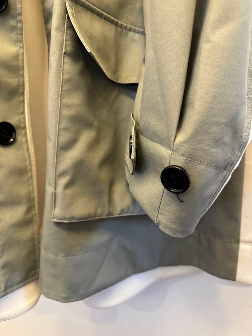 ナゴンスタンス3LAYERED CO POPLIN コンビhooded coat