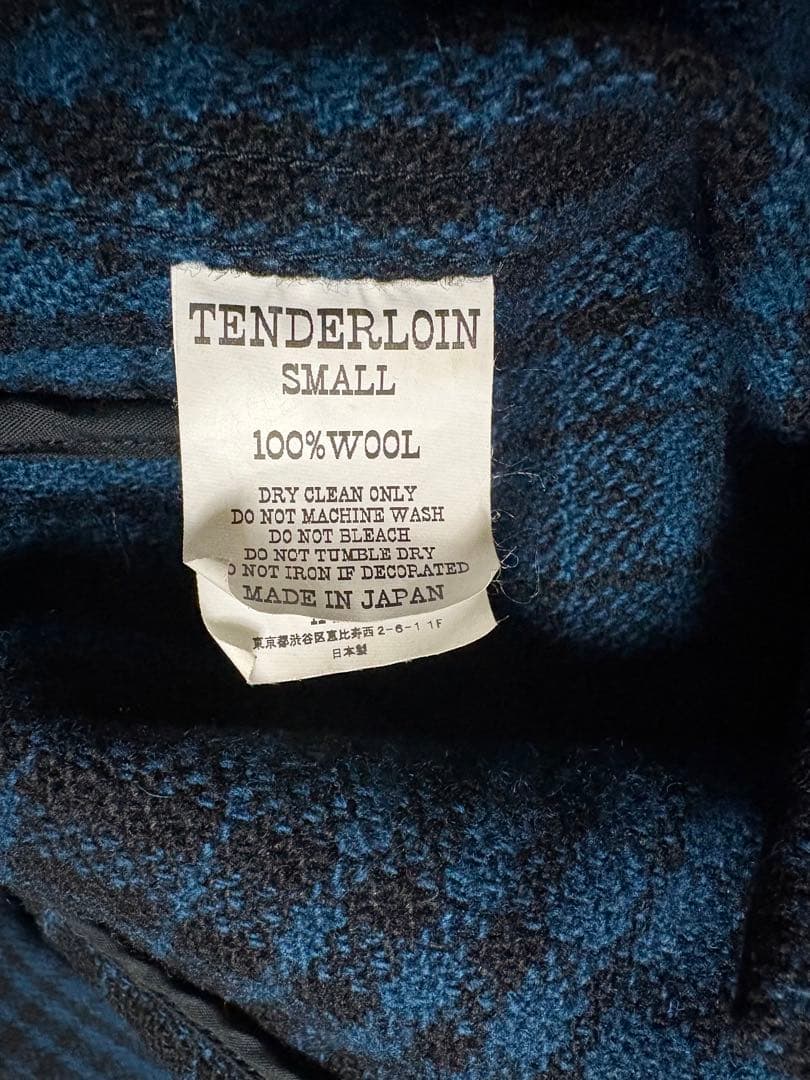 TENDERLOIN T-BEAR WOOL JKTベアウールチェックジャケット