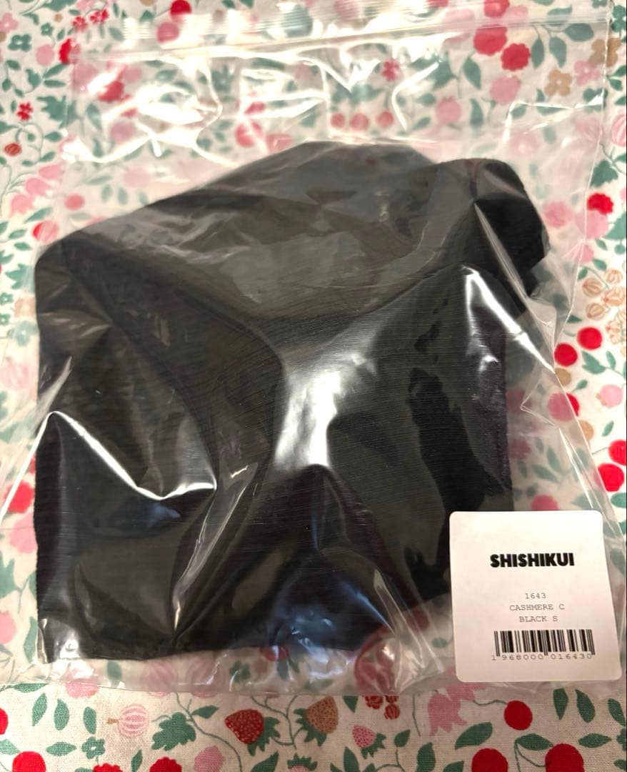 シシクイCASHMERE C / BLACK　SサイズSHISHIKUI