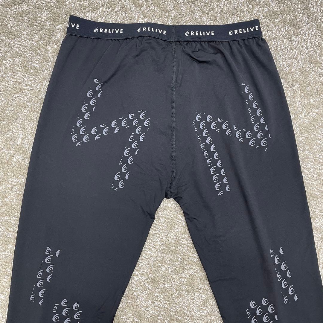 リライブスパッツ　メンズ　L L 前開き　ブラック