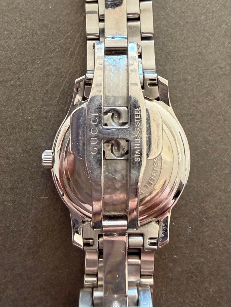 グッチ SS 5500L デイト クォーツ レディース 腕時計
