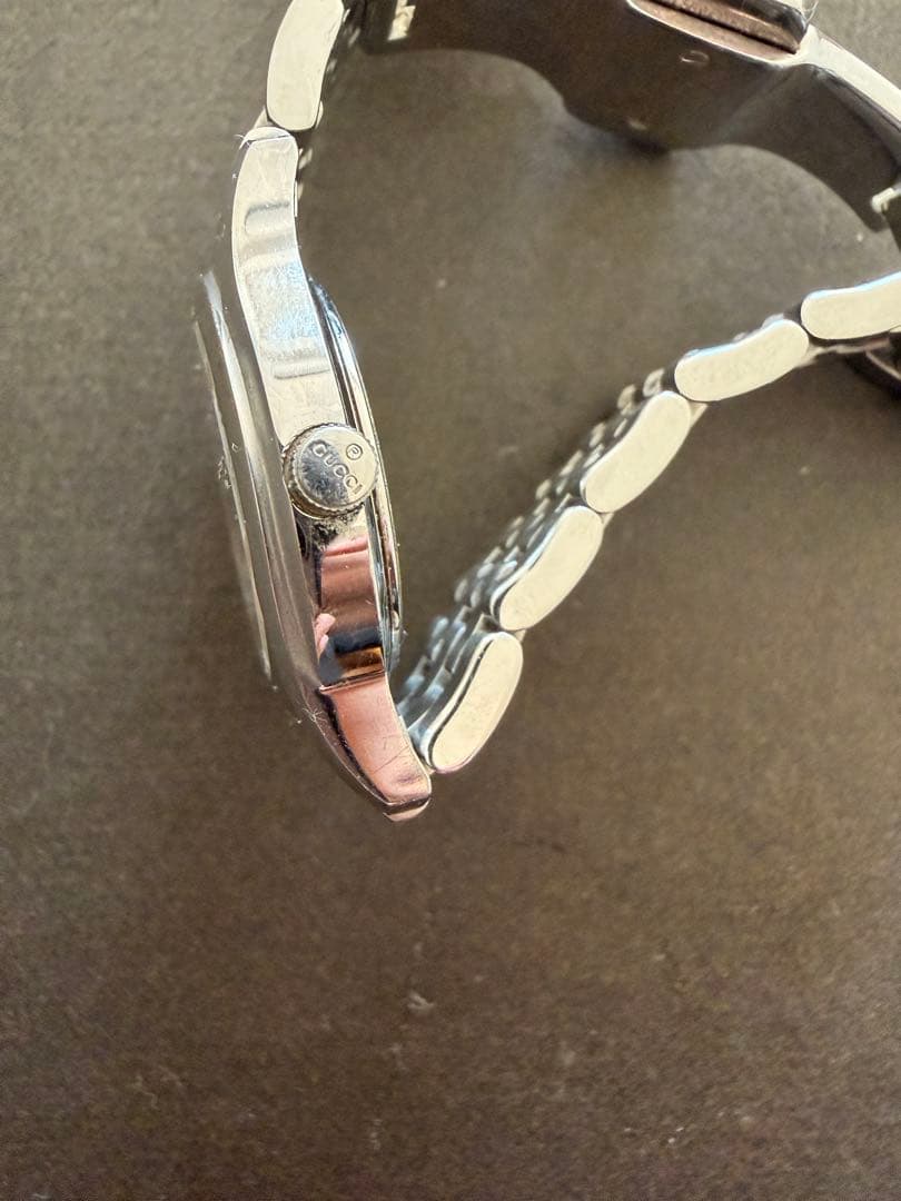 グッチ SS 5500L デイト クォーツ レディース 腕時計