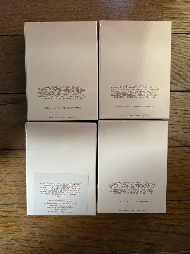 still Jennifer Lopez オードパルファム 4つセット