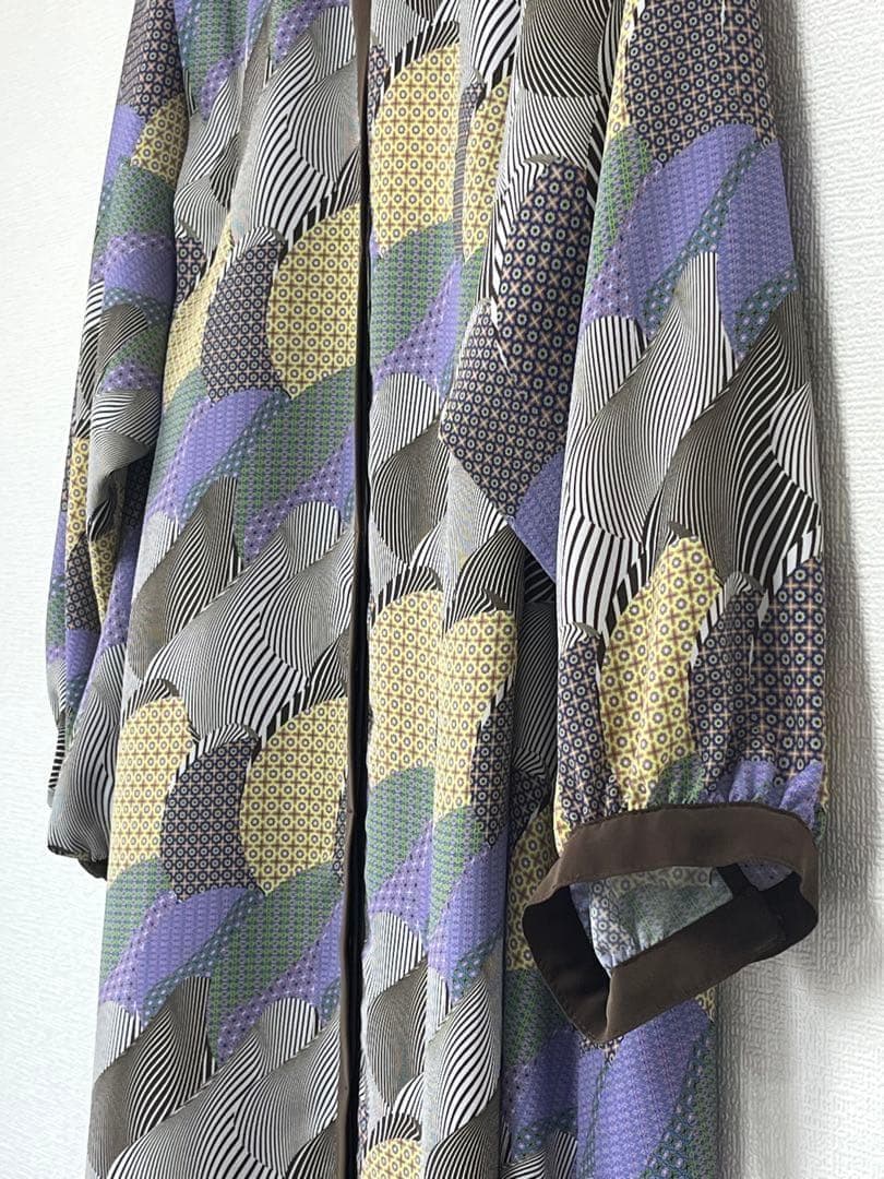 新品タグ付・42,900円☆HIROKO BIS/プリントワンピース ◎手洗い可