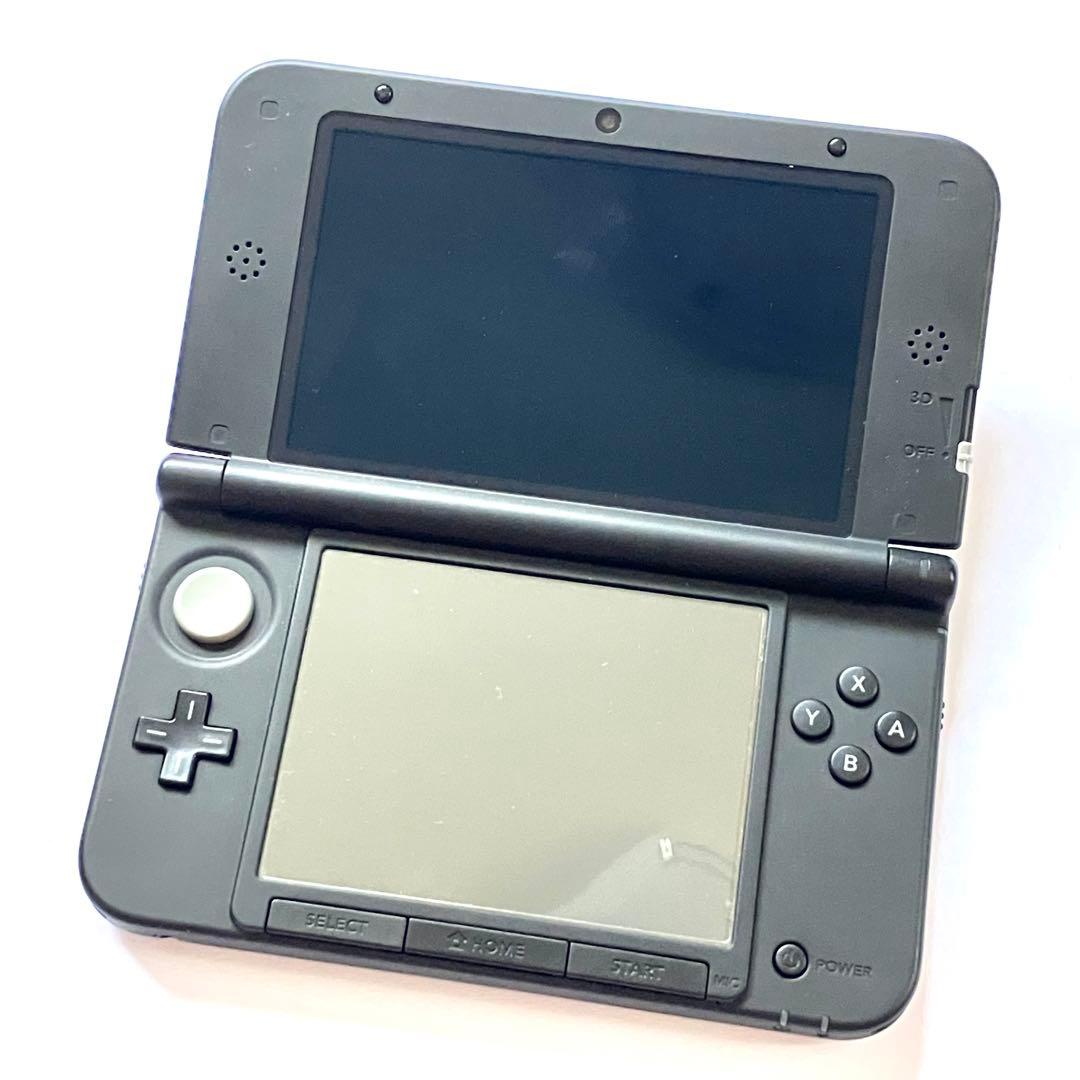 【マリオカート2点付き】ニンテンドー3DS LL シルバー×ブラック 本体