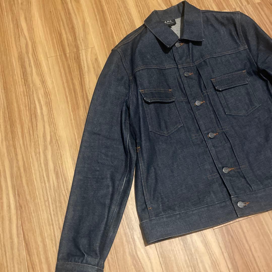 年始値下げ！A.P.C. リジットデニムワークジャケット アーペーセー