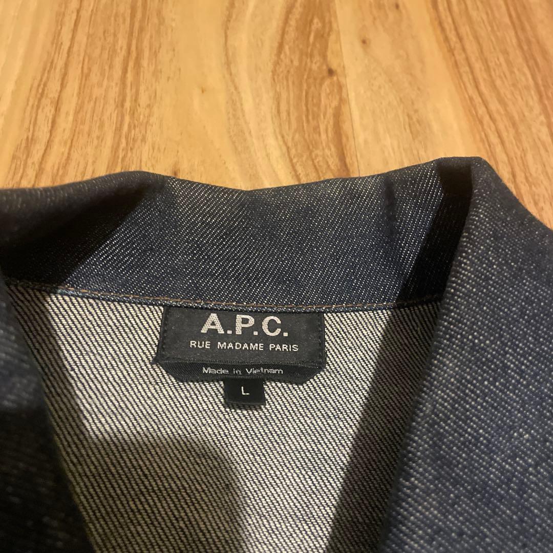 年始値下げ！A.P.C. リジットデニムワークジャケット アーペーセー