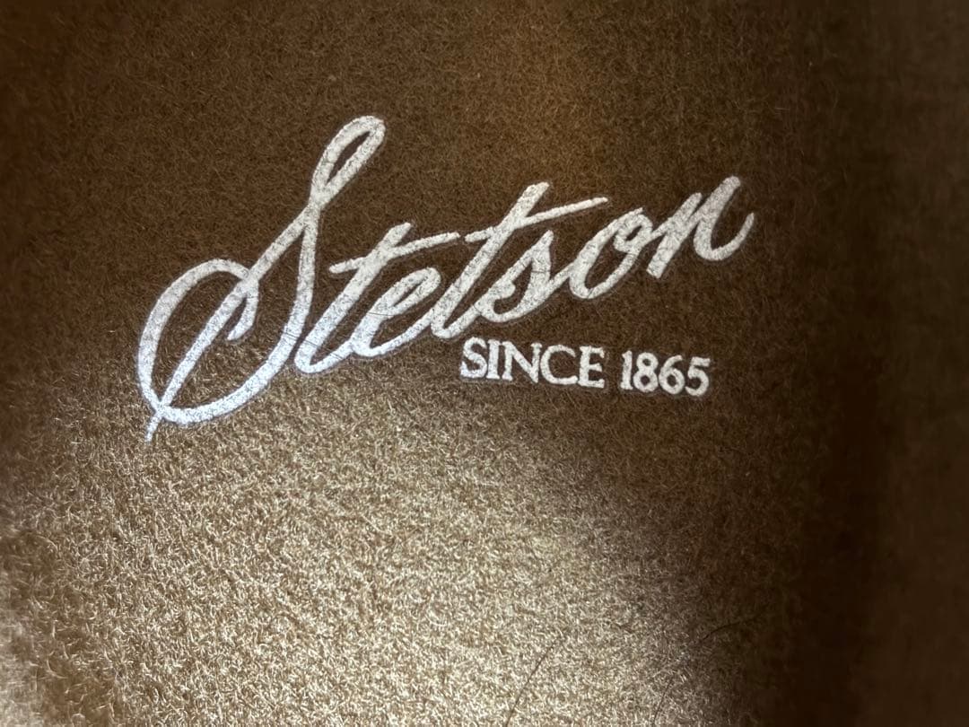 ★ステットソン★中折れ帽子★ベージュ★57センチ★ウールハット★クラッシャブル★