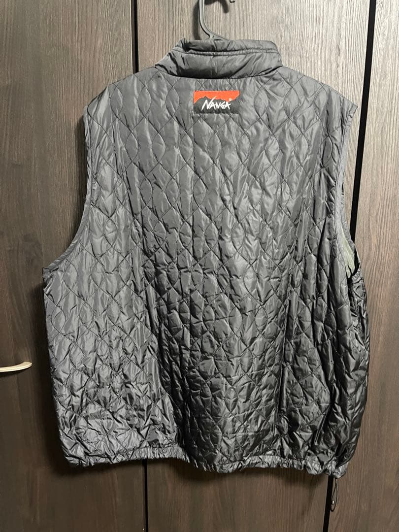 【美品】KEBOZ×NANGA コラボ　リバーシブル　ダウンベスト　黒　M