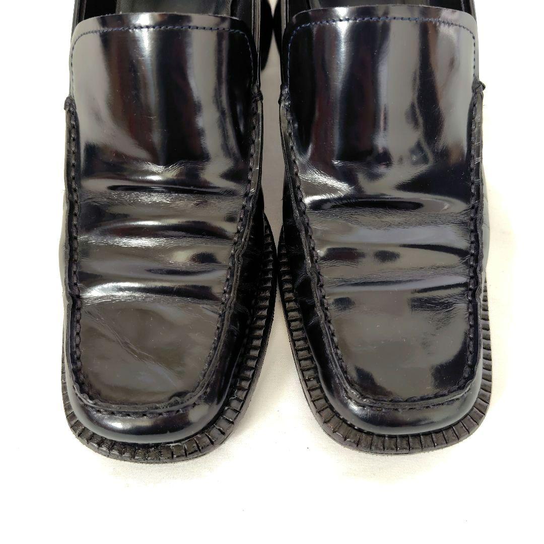 ✨️腕利き職人のリペア済✨️良品❤【プラダ 】履き心地◎エナメル ローファー 紺