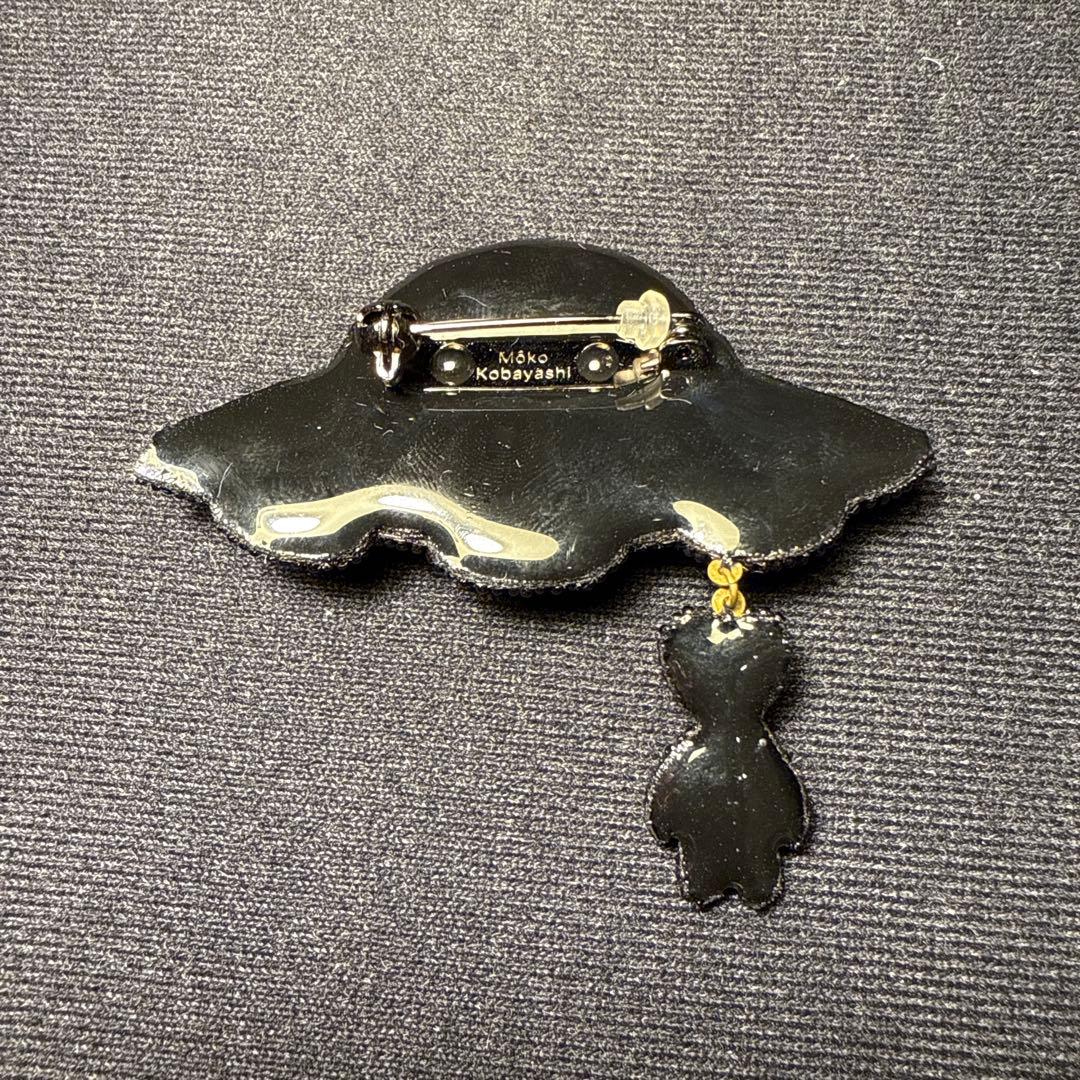 小林モー子 Moko Kobayashi UFOエイリアンビーズブローチ
