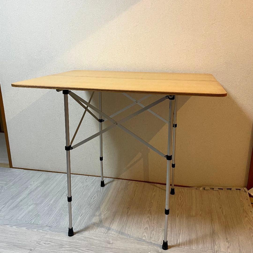  peak フォールディング　テーブル　高さ調整可　シナベニア
