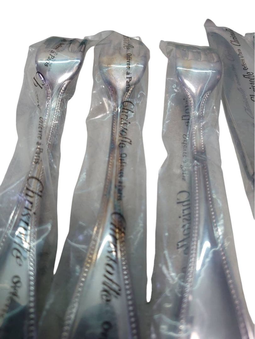 クリストフル パール 未開封 テーブル ナイフ フォーク 6点セット