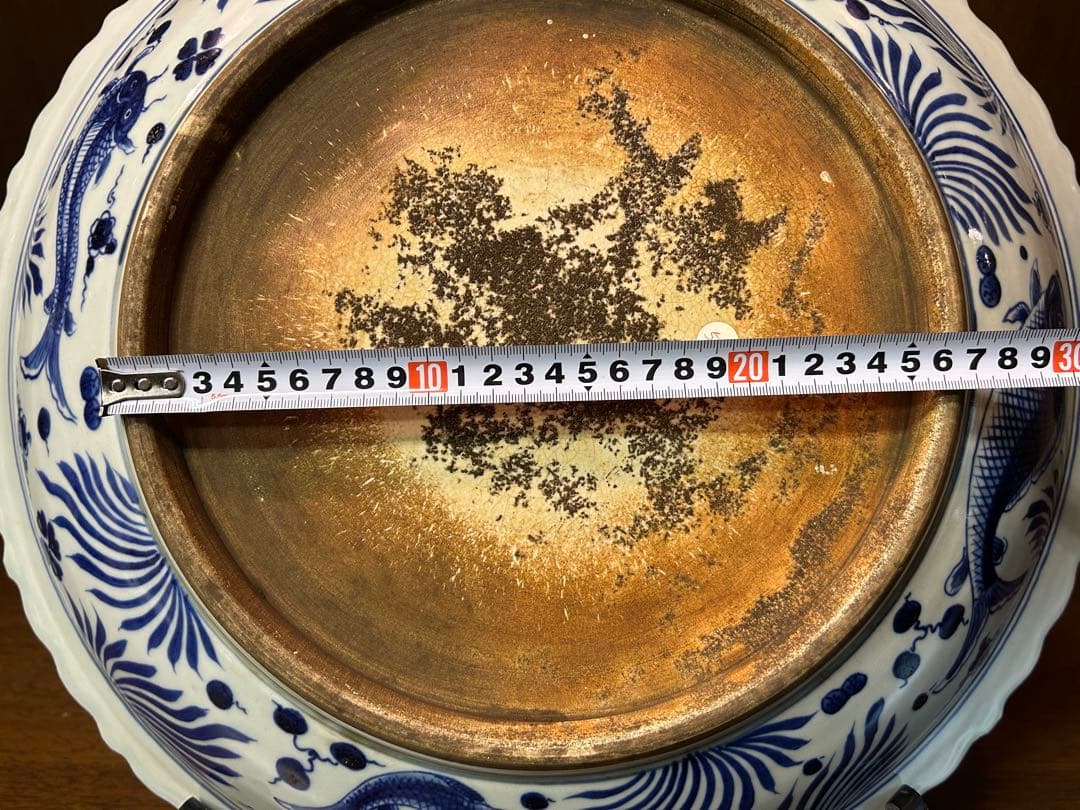 中国　骨董大皿