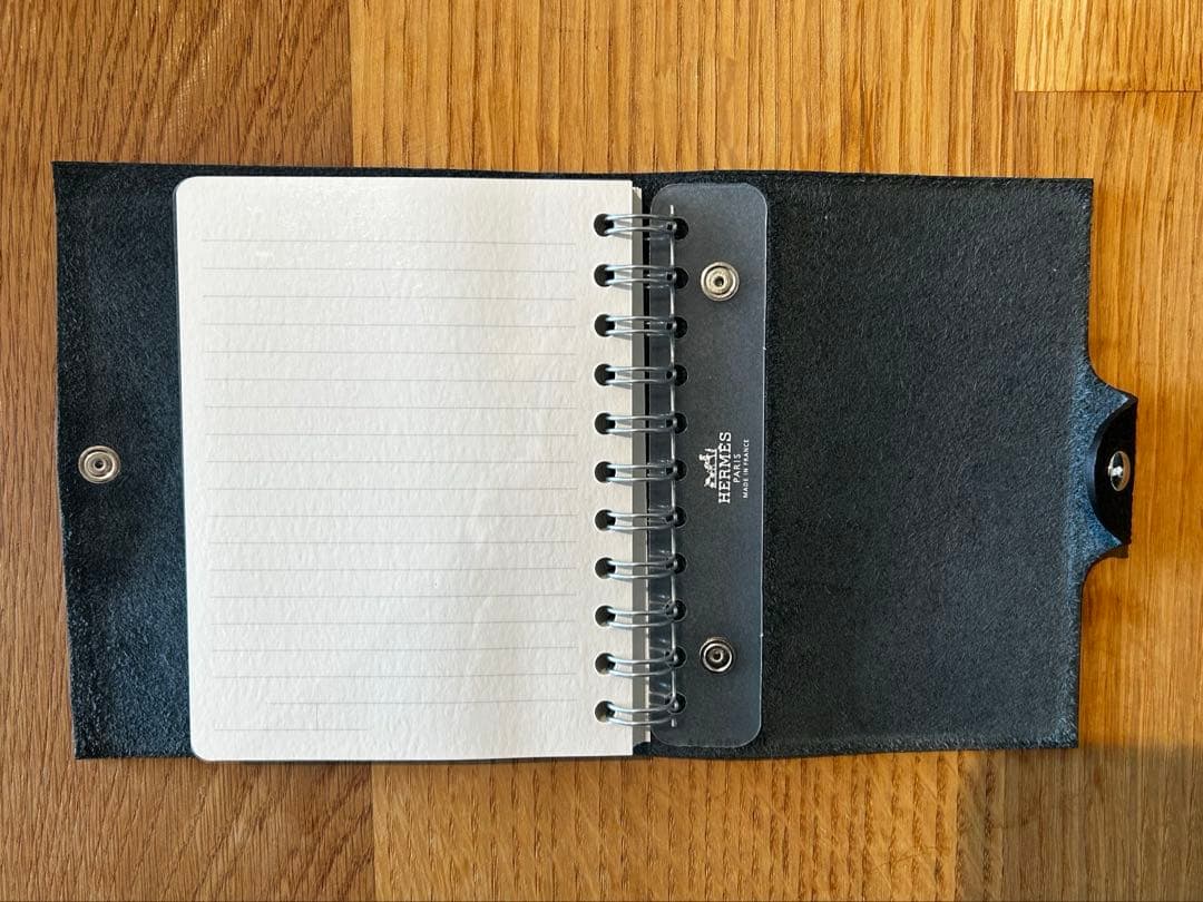 新品未使用 エルメス ユリス黒　リフィルセット