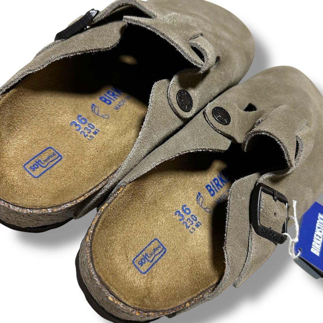 BIRKENSTOCK Boston Taupe スエード 23cm