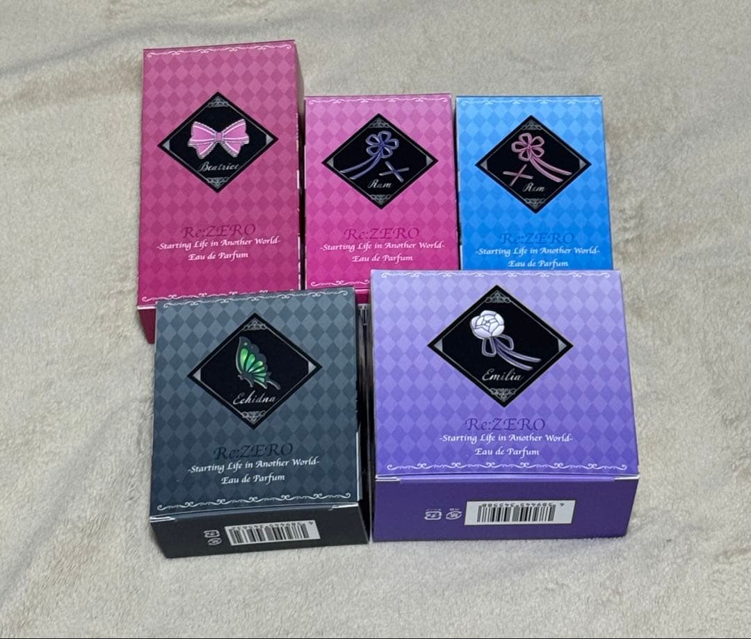 Re:ゼロから始める異世界生活　香水 5個セット