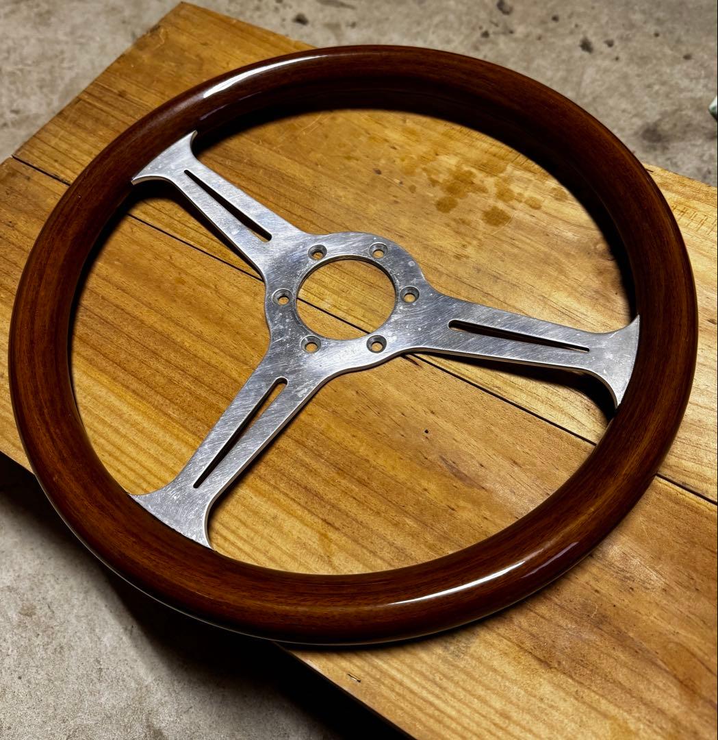 IFRA ウッドステアリング ハンドル　イタリア製　旧車