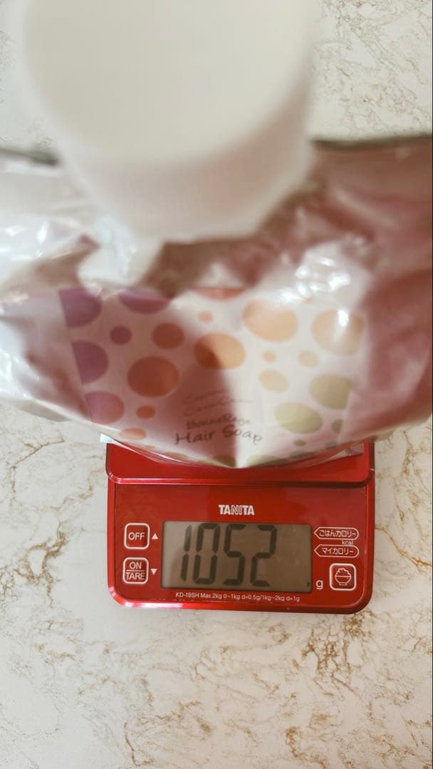 コパン　シュシュ　ボーンリジェ　ヘアソープお得用１L （残量1052g）