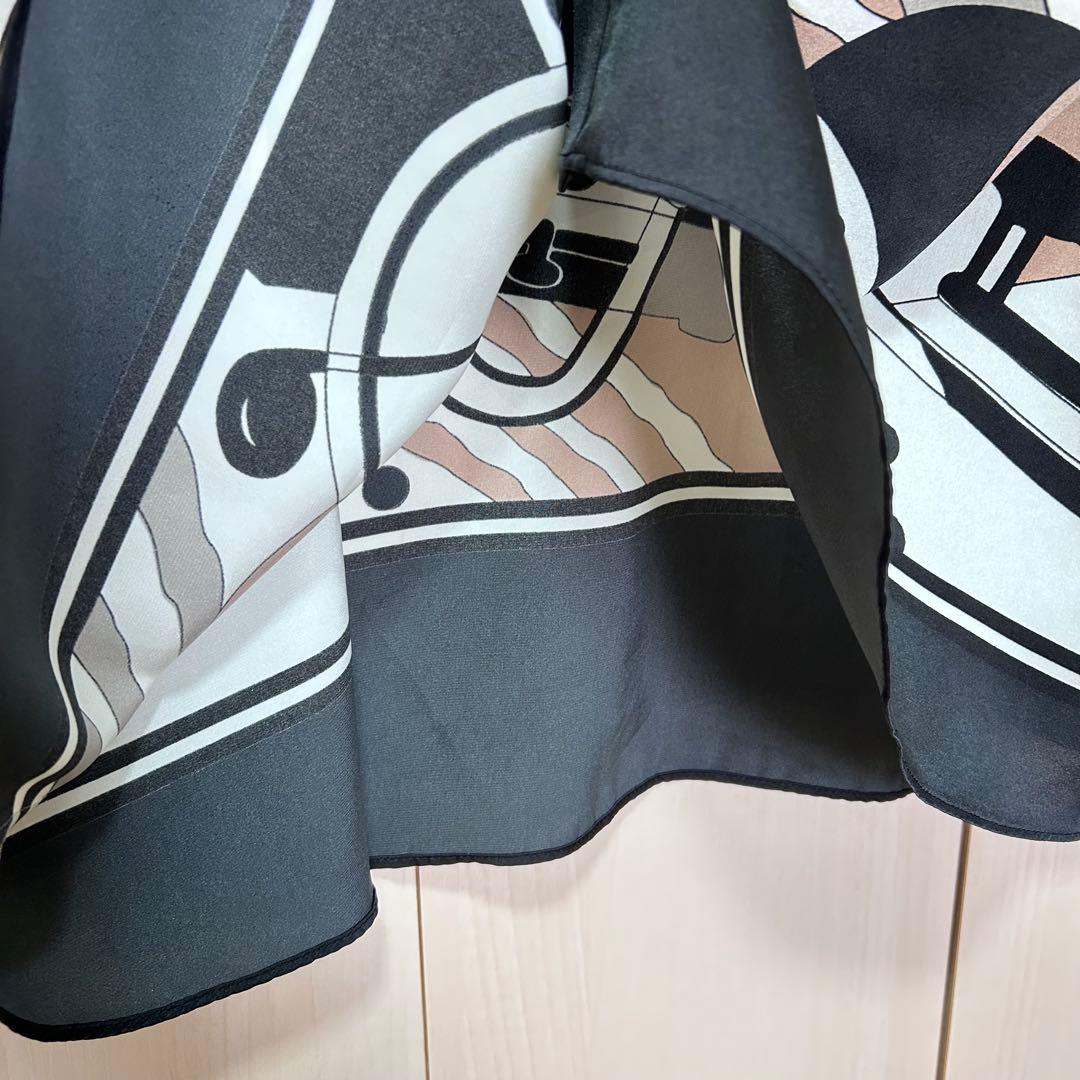 グレースクラス グレースコンチネンタル JAZZプリントドレス 36 総柄 金釦