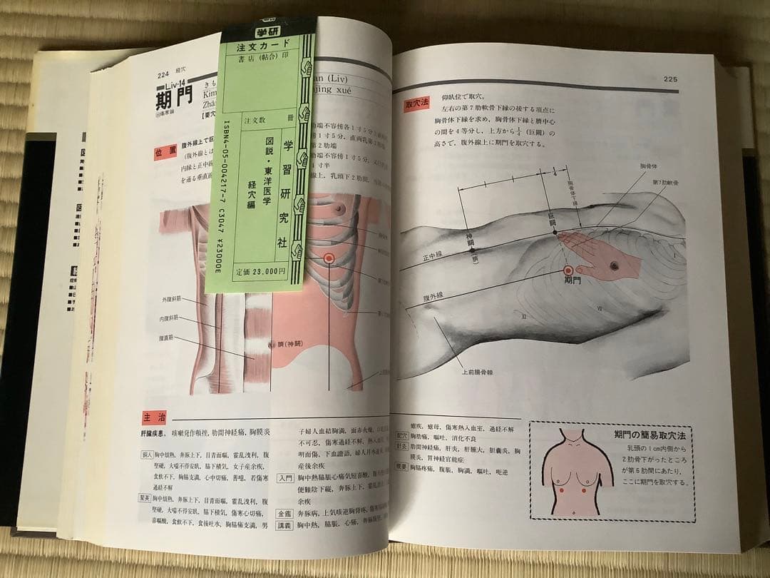 図説 東洋医学 経穴編　昭和60年出版　初版