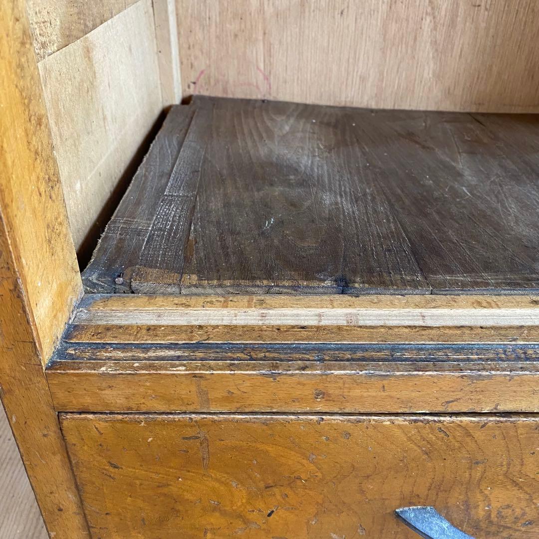 アンティーク オープンラック チェスト 本棚 食器棚 昭和レトロ z858