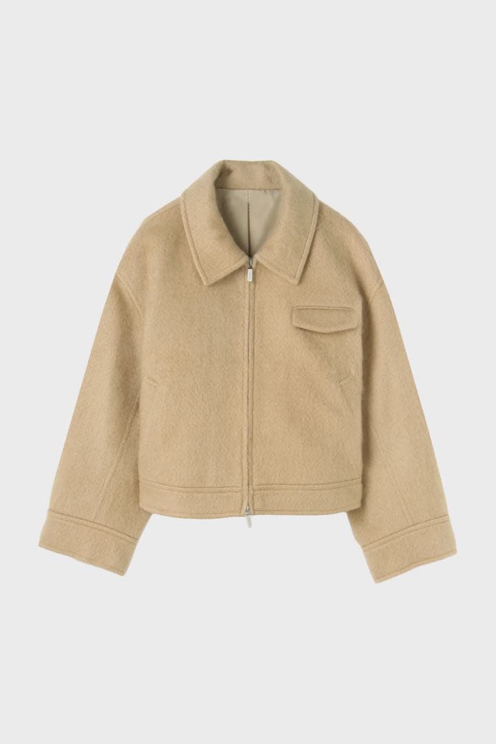 thetoe Kreuzberg Shaggy Jacket ベージュ