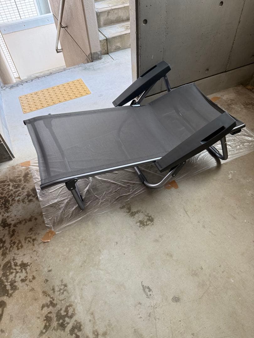 【美品】ICECO 5段階リクライニング式 ローチェア（グレー）