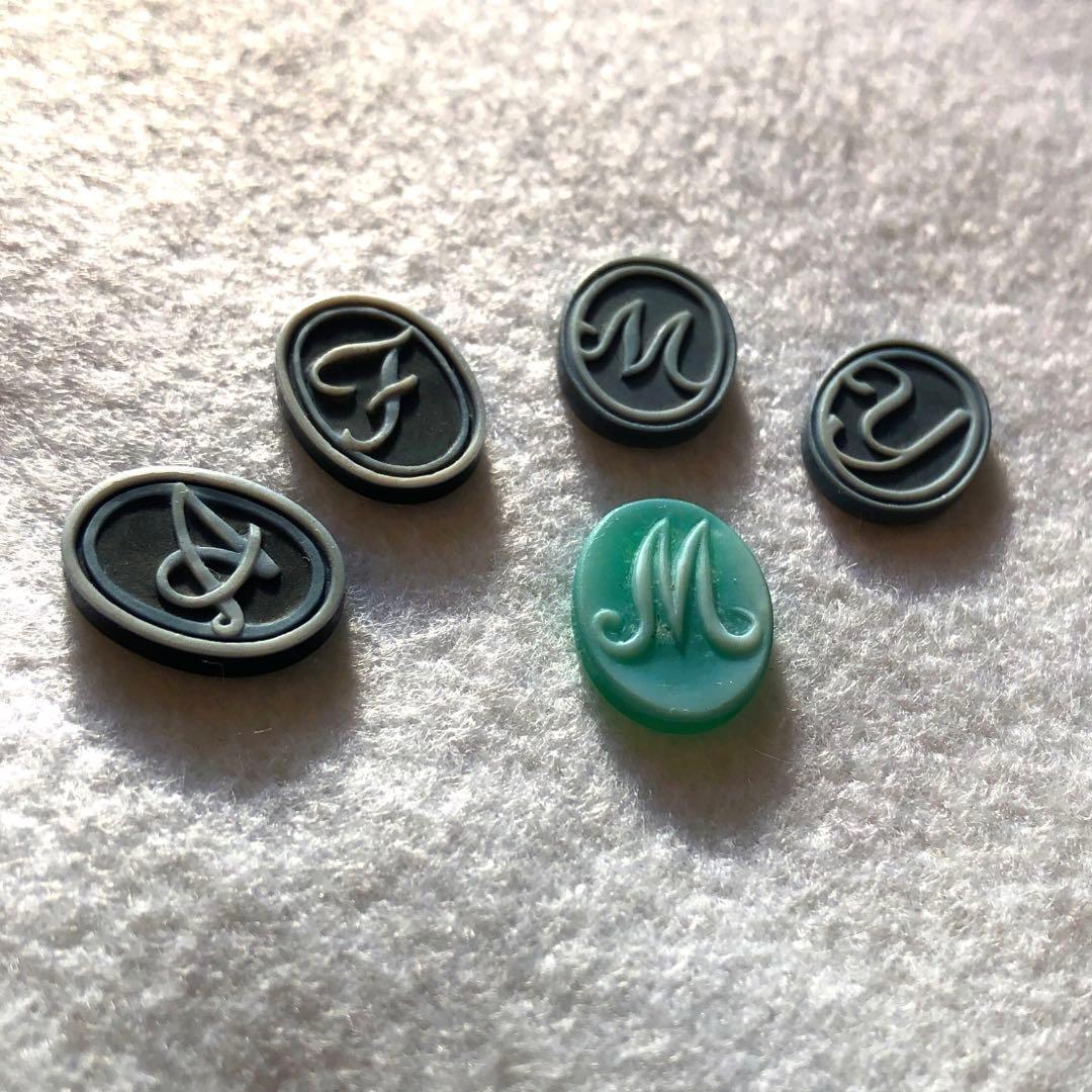 イニシャル・カメオ 5点セット