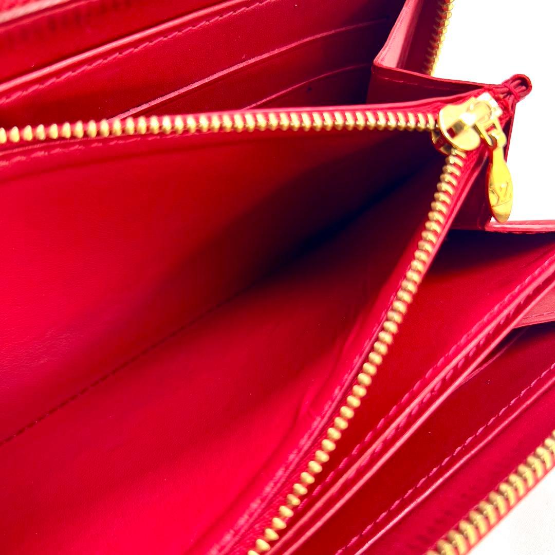 ルイヴィトン ヴェルニ ジッピーウォレット ローズアンディアン 長財布