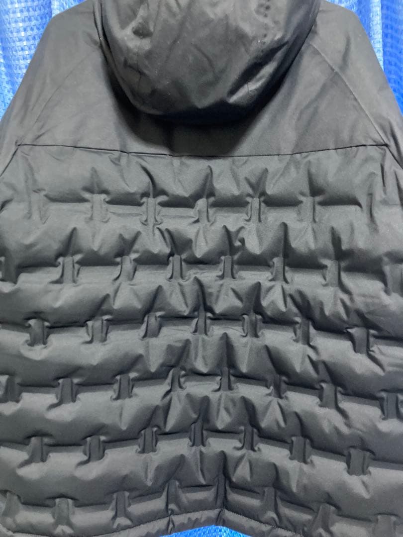 Columbia ブラック グランド トレック II ダウン フード ジャケット